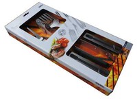 Grillbesteck Gefu 89159 Mit Grillzange Grillgabel Wender Aus Edelstahl Bbq