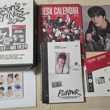 ATEEZ OFFICIAL 2025 SEASON'S GREETING CALENDAR+DIARY+DVD+PHOTOCARD+ETC K-POP