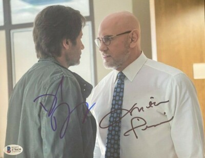 David Duchovny Mitch Pileggi signed autographed 8x10 photo X-Files