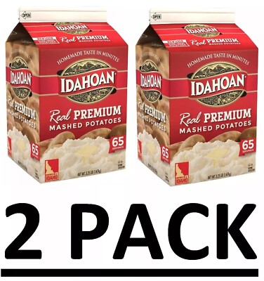 2 PACK - Idahoan Real Premium Mashed Potatoes (3.25 lbs.) FAST SHIP!!
