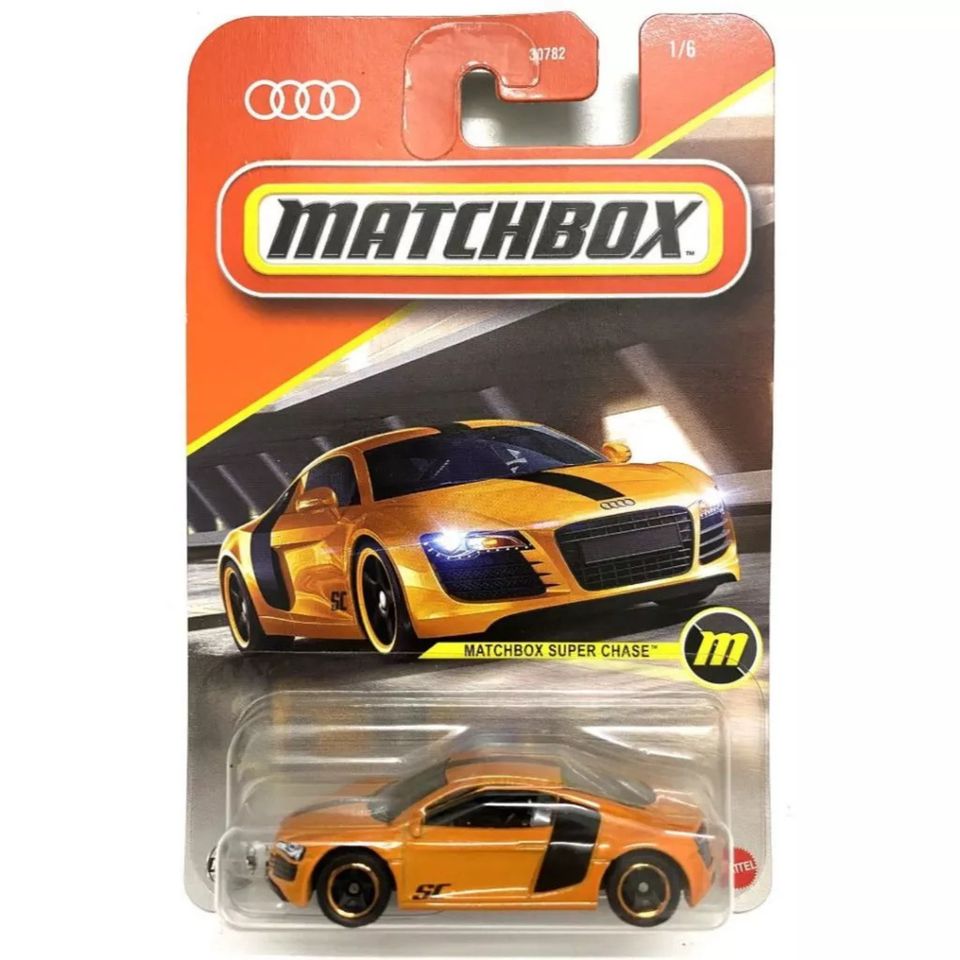 Matchbox Super Chase Audi R8 Car Mattel Collector Toys Vehicle (Box