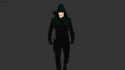 DC green arrow universe vector comics art simple playmat gaming mat