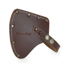 Style n Craft  98025 - Camper's Hatchet Sheath in Dark Tan Top Grain Leather