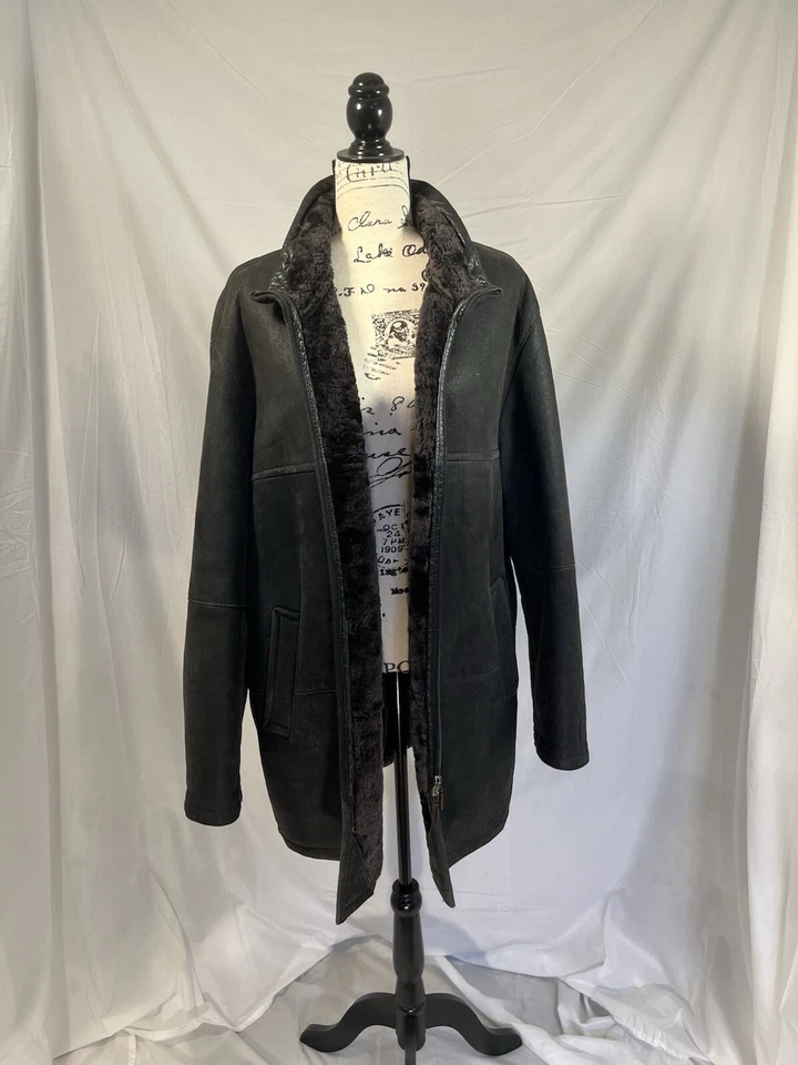 Jaqueta de couro Werner Christ masculina grande  - Imagem 2 de 4