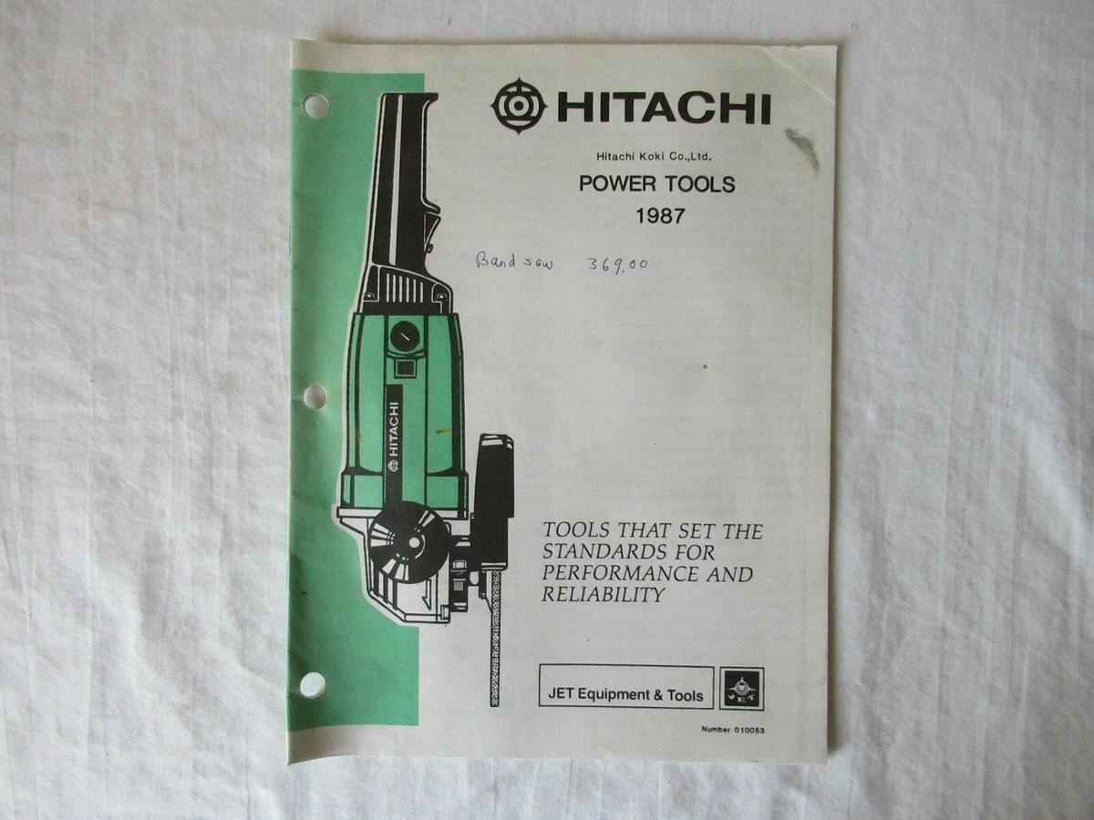Hitachi Power Tools Catalogue