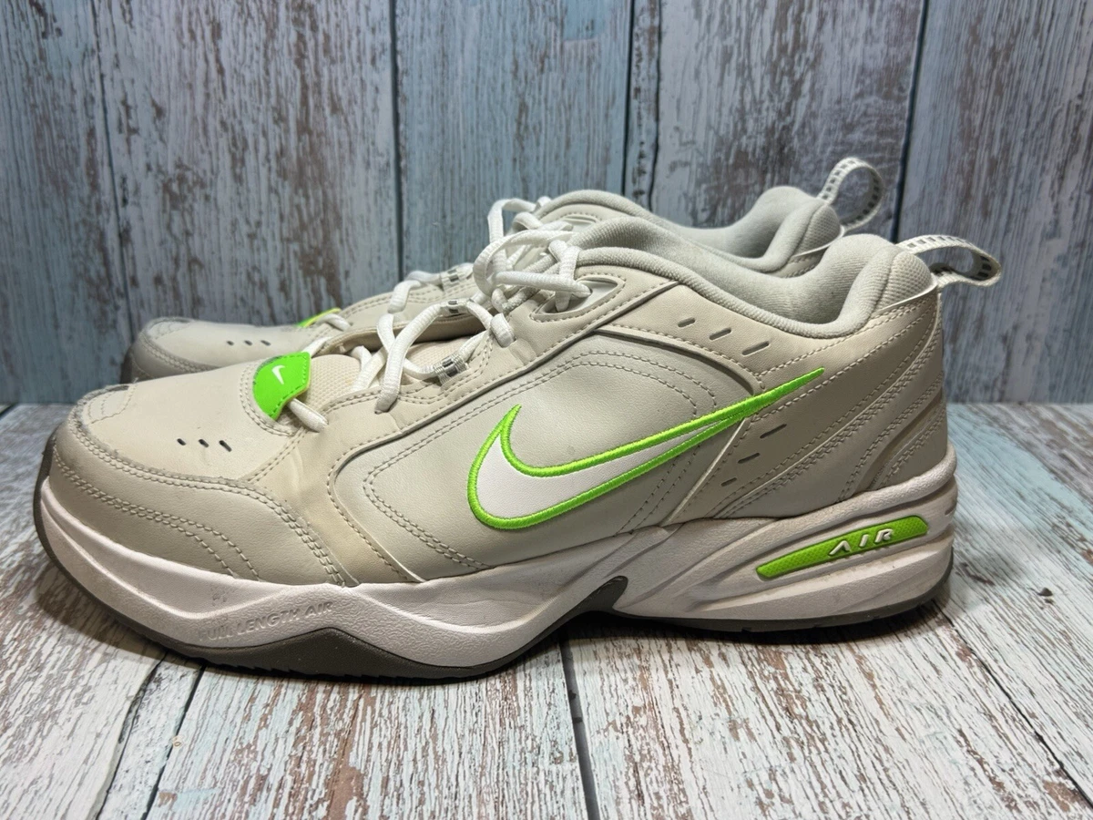 Nike Air Monarch IV Shoes Men\'s 7 Light Bone Green Walking Athletic Gym Sneakers Nike Air Monarch IV 4 White Lucky Green Gold Men Casual  main image 4