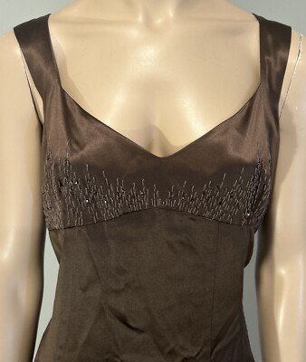 papell boutique brown dress Adrianna Papell main image 1