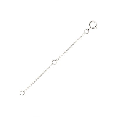 14k Solid White Gold Extender For Necklace or Bracelet,Extension