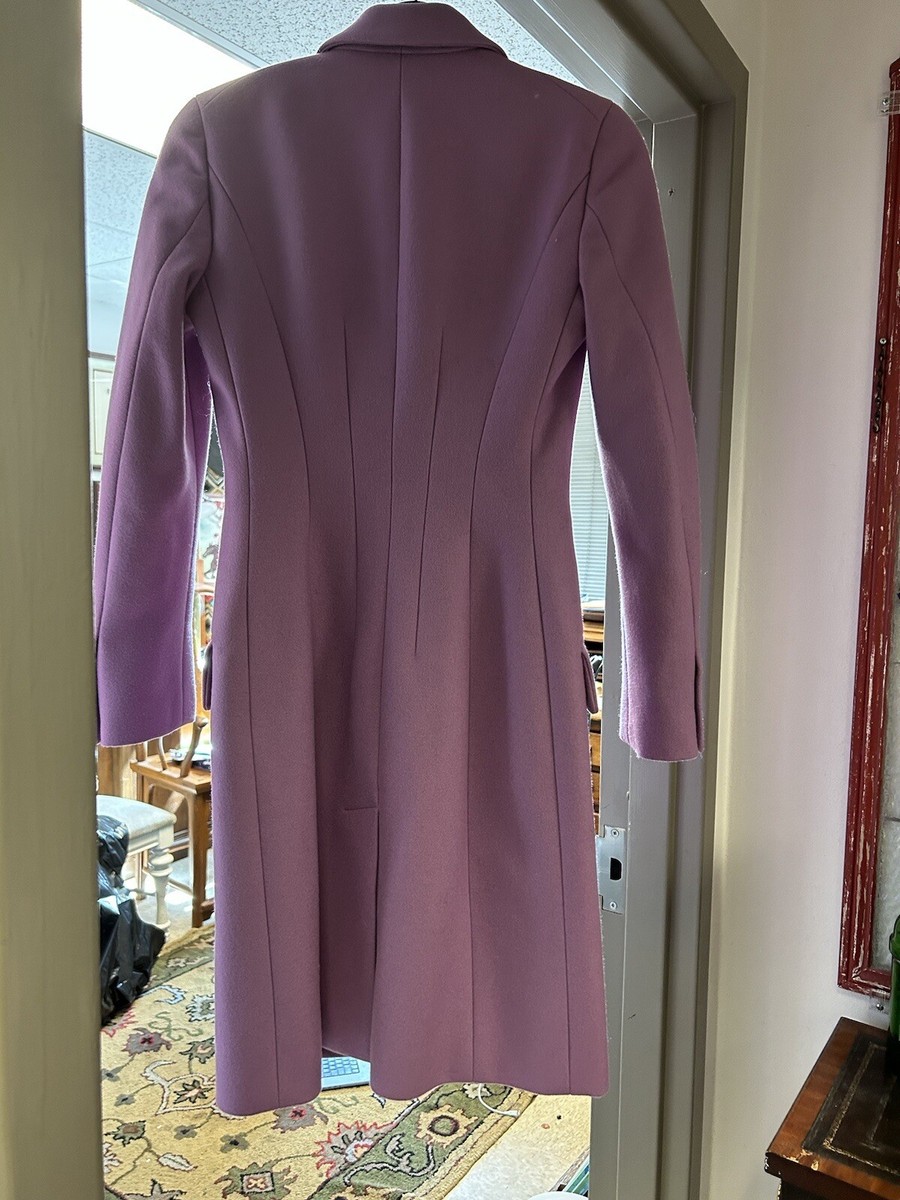 ジャケット・アウター VERSACE/Virgin Wool coat Beautiful Versace Pink Virgin Wool Coat Size 40 Small | eBay