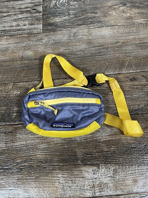 Patagonia Belt Bag Gray/Yellow Fanny Pack B