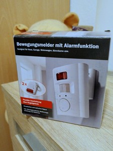 TOP Bewegungsmelder mit Alarmfunktion Haus Garage Garten ...