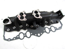 1932-48 Ford Flathead Dual Carb Intake Manifold Black E42501bk