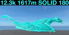 TOP STATS 12.3k 1617m Lightning Wyvern Solid 180 Ark Survival Ascended ASA PVE