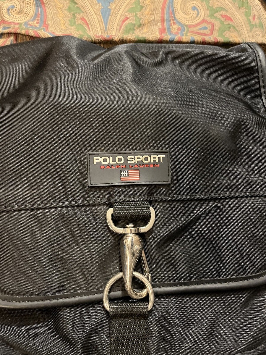 Vintage Ralph Lauren Polo Sport 90s Messenger Crossbody Shoulder  