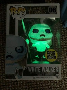 white walker glow in the dark funko pop