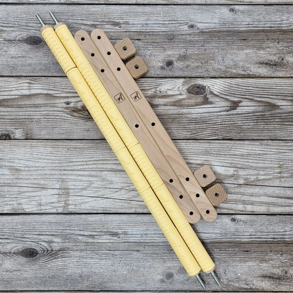 Adjustable Embroidery Needlework Wooden Scroll Frame by Arabeska - Image 4 of 4