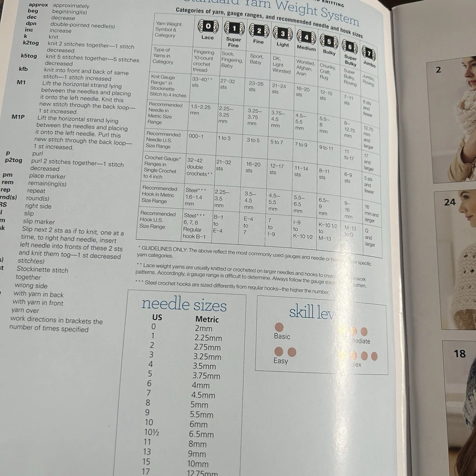 26 Quick & Easy Knits Stylish Bulky Yarn Knitting Pattern Booklet Lion Brand - Image 4 of 4