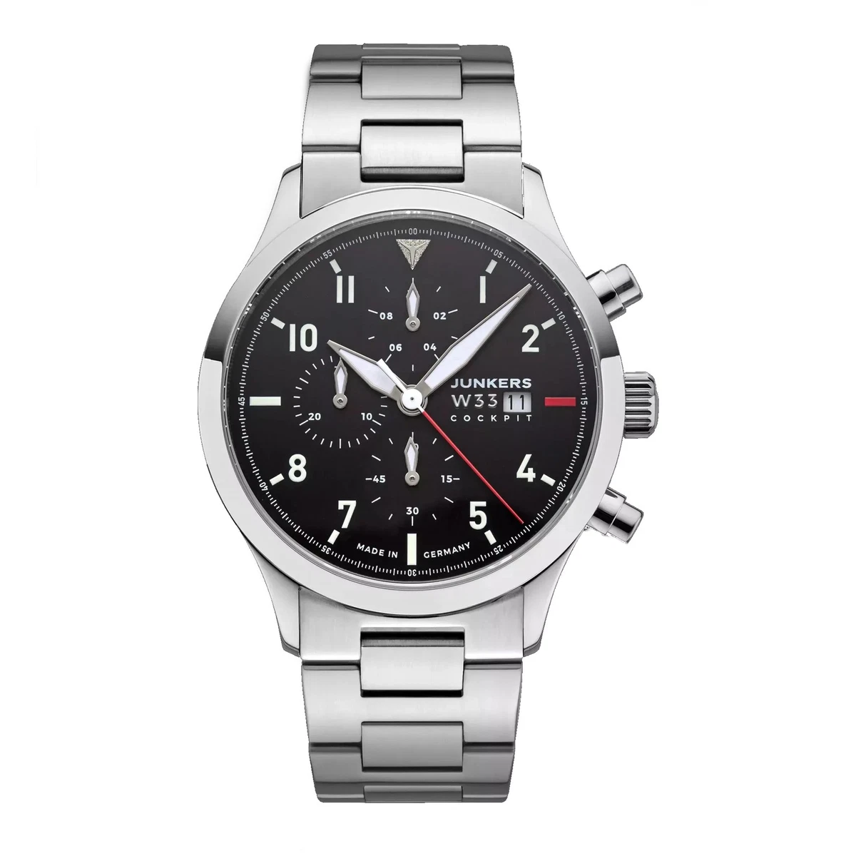 OROLOGIO ANALOGICO AL quarzo Hamilton Khaki King Day-Date cassa argento