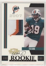 2007 Donruss Threads Rookie Collection Materials Prime 23/25 Ted Ginn Jr 2r7