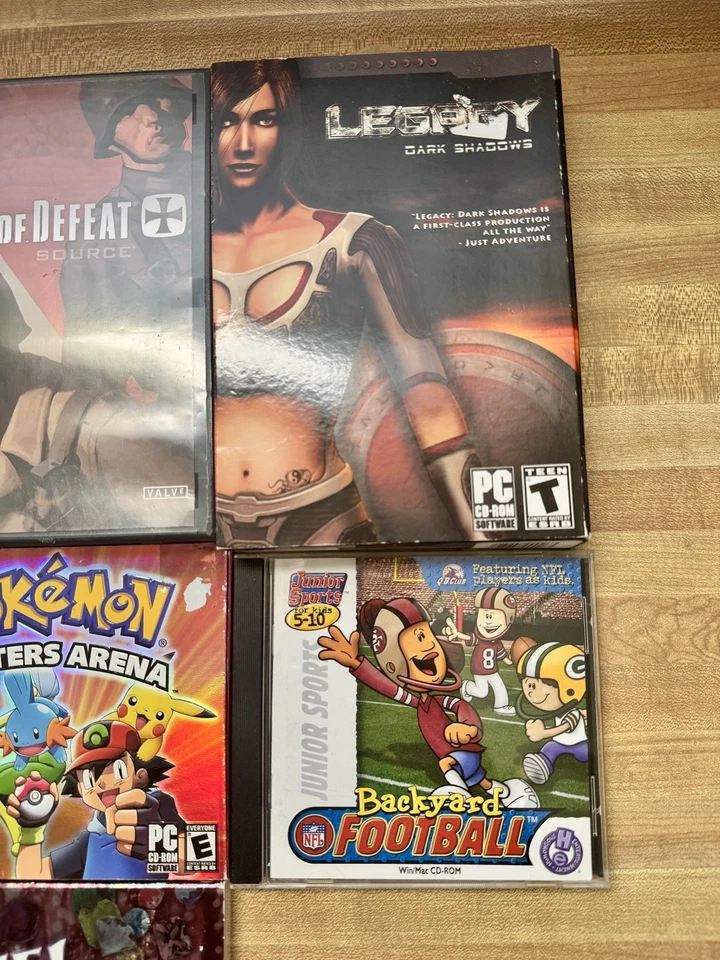 Lote de 7 juegos de PC vintage - Estuche -- Pokémon, Lego, Valve, Jewell de los años 90 a 2000 Foto 4 de 4