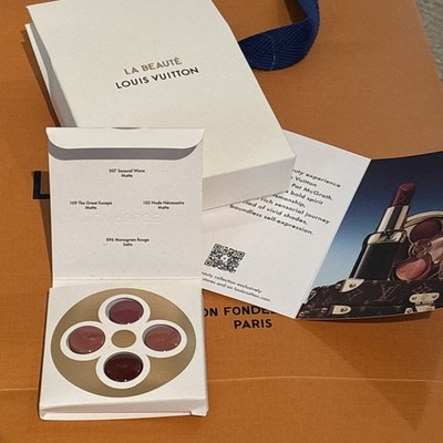 LOUIS VUITTON w/PAT MCGRATH, La Beaute Cosmetics LV ROUGE Quad Lipstick Sample