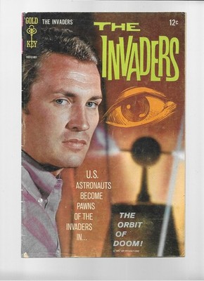 Gold Key TV Comic 1967 ''THE INVADERS'' Issue #10212-801 V/G