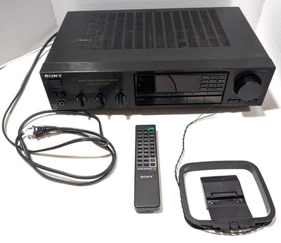 Sony STR-AV320 Audio/Video Receiver With a Bundle-Remote & Antenna(Tested/Works)