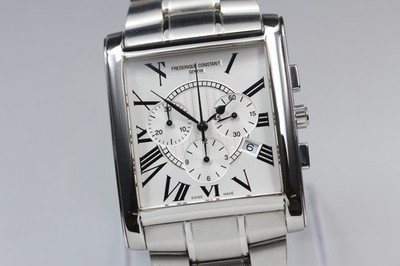 [w/Box Paper] Frederique Constant Persuasion Carree FC292X4C26 Chronograph Watch