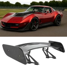 For Chevy Corvette C3 C4 C5 57" Rear Wing Trunk Spoiler GT Race Wing Gloss Black