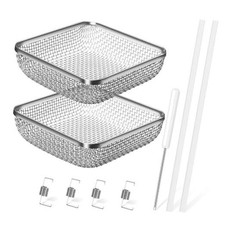RV Furnace Vent Screen, Bug Screens Heater Vent Cover for Camper with 2 Square
