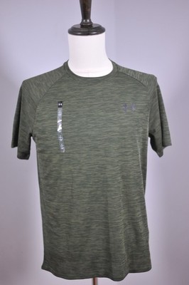 NWT Under Armour Tech Tee Green Print Men's Small S