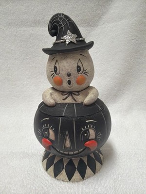 Bethany Lowe Johanna Parker Incognito Gus & Tito Ghost Halloween Container NEW