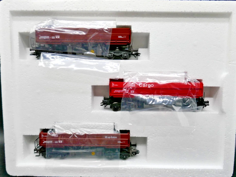 HO Marklin 48451 DB Cargo Dump Car Set of 3 - Image 2 of 4