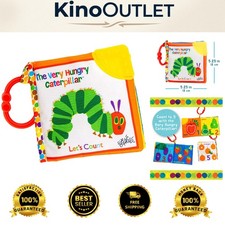 Let's Count Soft Book: The Very Hungry Caterpillar Teething Adventure, 5.25 Inch