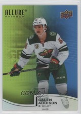 2021-22 Upper Deck Allure Rainbow Green Blue 288/299 Calen Addison #R-49 0c6