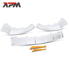 3x Zierleiste Stoßfänger Stoßstange Vorne Matt Chrom für Mercedes-Benz GLE C292