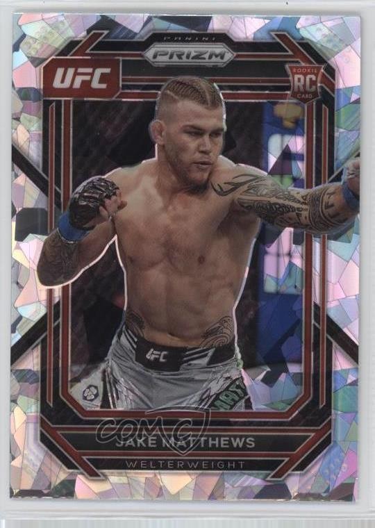 2023 Panini Prizm UFC Ice Prizm Jake Matthews #109 Rookie RC 02l5