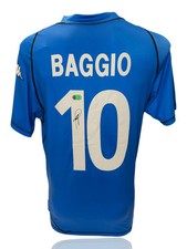 ROBERTO BAGGIO SIGNED 2003/04 RETRO BRESCIA HOME SHIRT (ACG CERT AG17588)