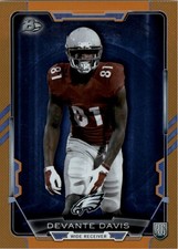 2015 Bowman Rainbow Orange #R102 Devante Davis /299 - FB