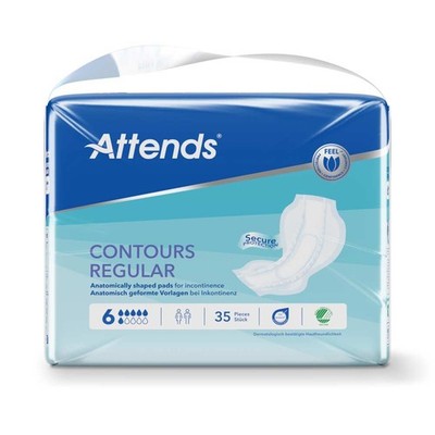 Attends Contours Regular 6 Vorlagen 140 Stück (1 Karton)