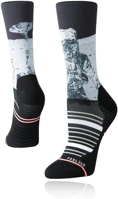 STANCE Women's Anti-Gravity Astronaut Compression Run Crew Socks Medium 8-10