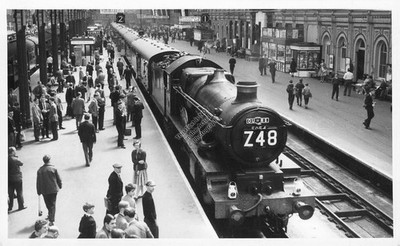 1964 PADDINGTON Train Station (London) GWR 5054 Railway Photograph #1221