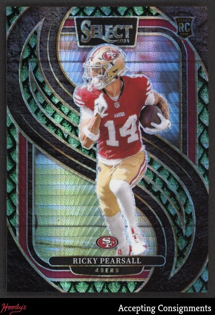 2024 Select Prizm Dragon Scale Premier Level #173 Ricky Pearsall RC ROOKIE 39/81