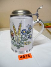 4678.      Alter Fayence Bierkrug Tucher Krug  Deko  Bierkrug