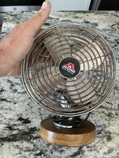 Vintage Car Fan Hooks Up To Cigarette Lighter Works Great
