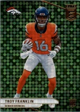 2024 Elite Green Disco #116 Troy Franklin - FB
