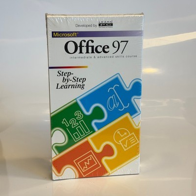 Microsoft Office 97 Intermediate Advanced Skills Course VHS Sealed