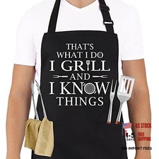 Funny Grilling Aprons for Men - Chef Cooking BBQ Grill Apron - That's a Funny