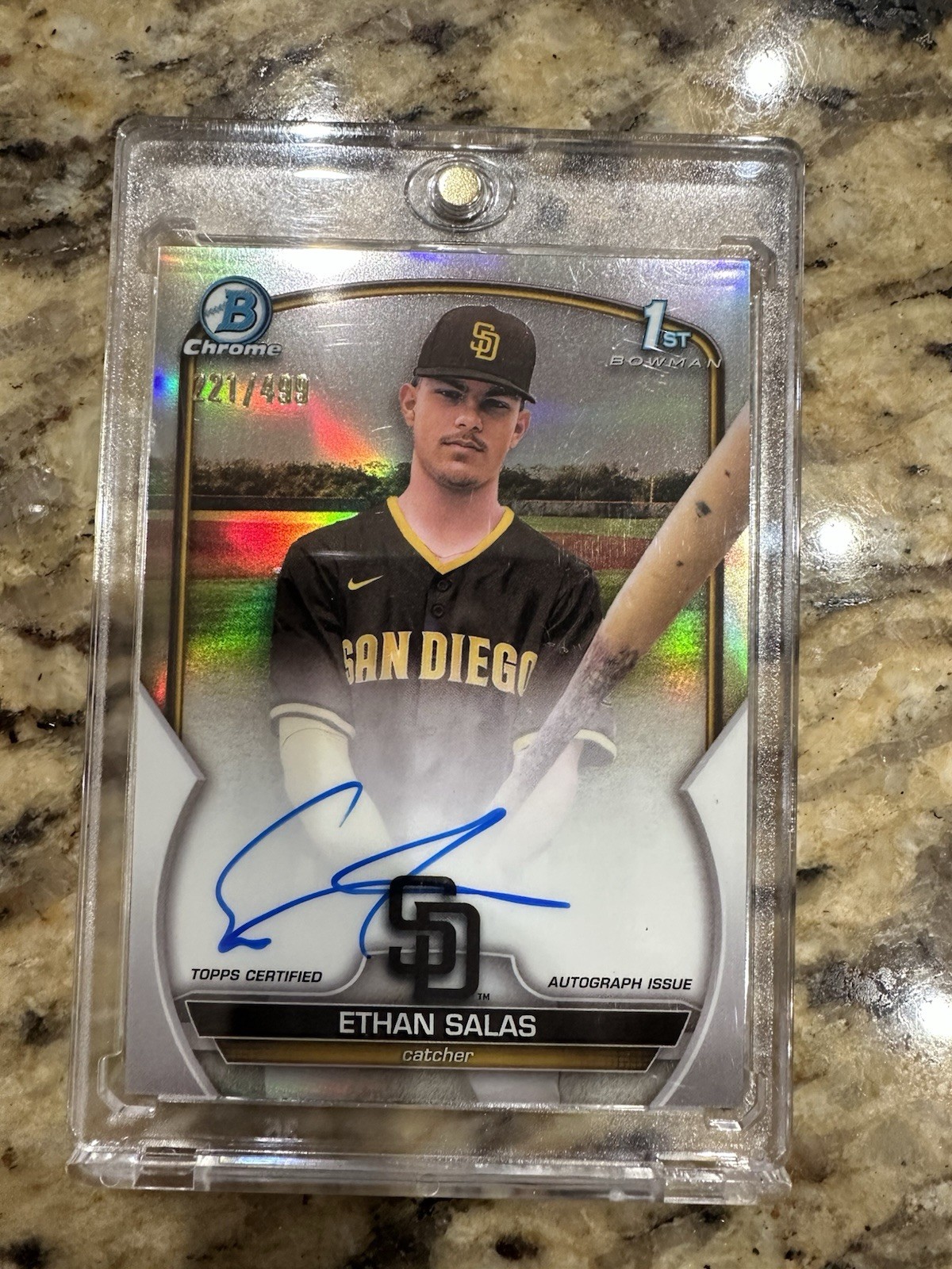 2023 Bowman Chrome - Prospect Auto Ethan Salas #CPA-ESS Refractor /499 (AU, RC)