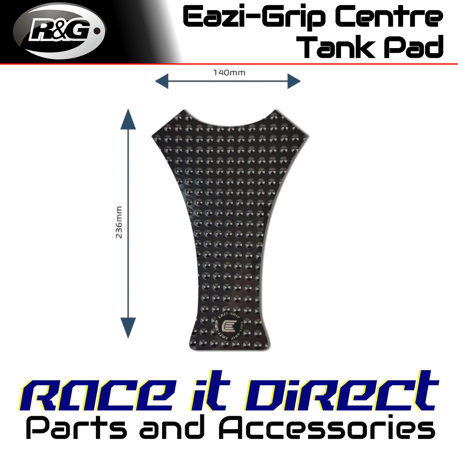 Eazi-Grip Centre Tank Pads for KTM RC8 2008-2014 EVO Style B Eazi-Grip
